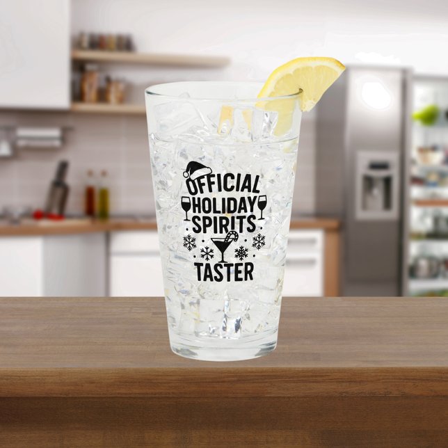 Christmas quote funny party spirits taster glass (Creator Uploaded)