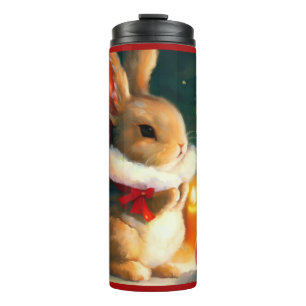 Christmas Rabbit 1 Thermal Tumbler