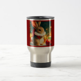 Christmas Rabbit 1 Travel Mug