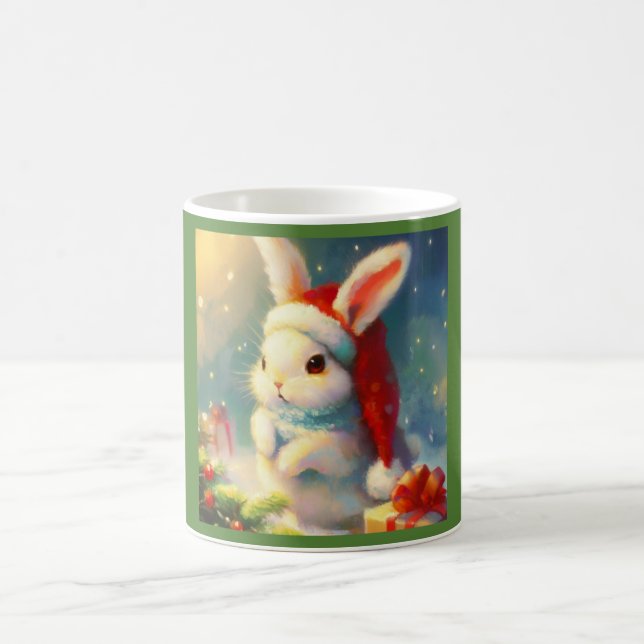 Christmas Rabbit 2 Coffee Mug (Center)