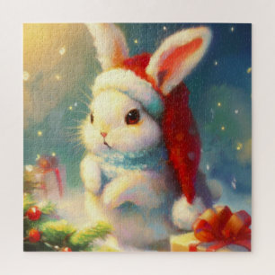 Christmas Rabbit (2) Jigsaw Puzzle