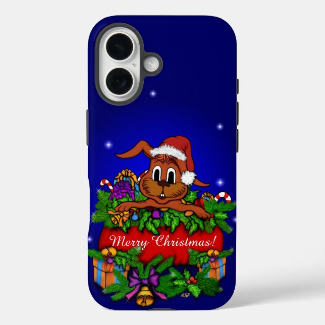 Christmas Rabbit Case-Mate iPhone Case (Back)