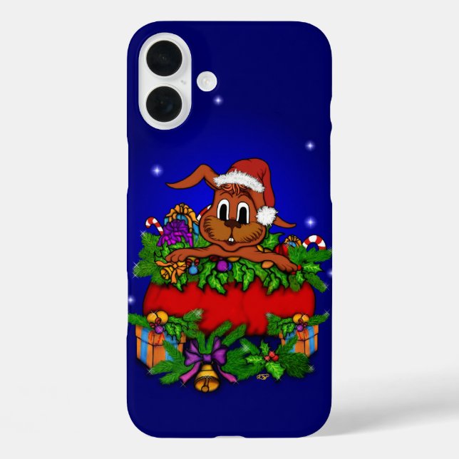 Christmas Rabbit Case-Mate iPhone Case (Back)