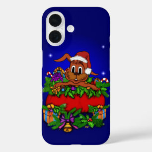 Christmas Rabbit iPhone 16 Case