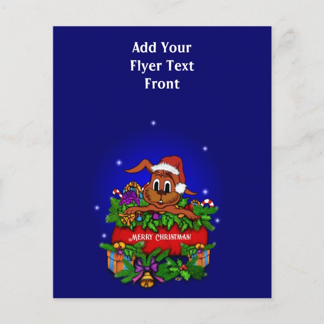 Christmas Rabbit Flyer (Front)