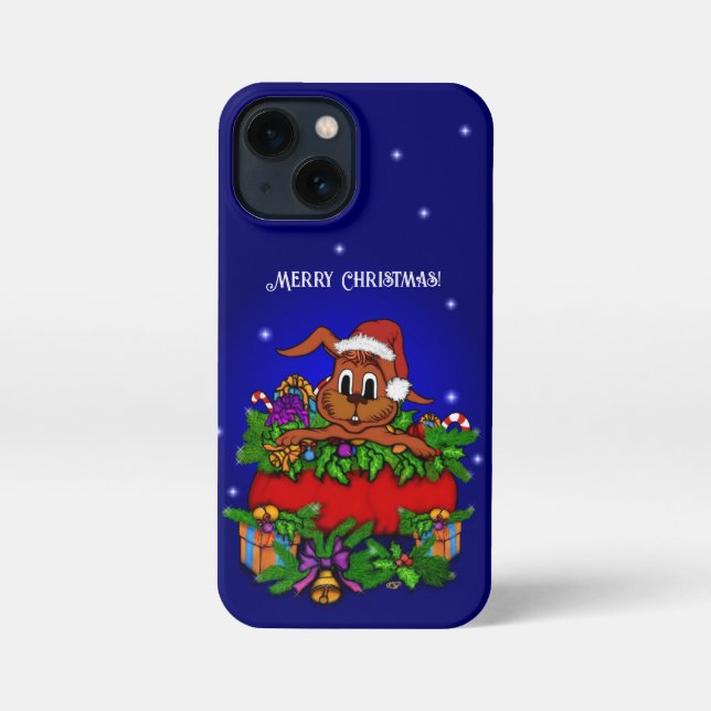 Christmas Rabbit iPhone Case (Back)