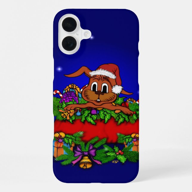 Christmas Rabbit iPhone Case (Back)
