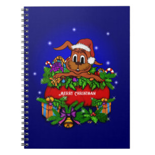 Christmas Rabbit Notebook