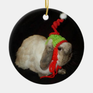 Christmas Rabbit Ornament