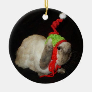 Christmas Rabbit Ornament