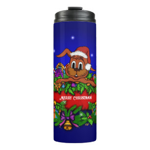 Christmas Rabbit Thermal Tumbler