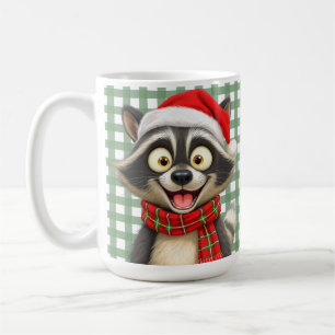 Christmas Raccoon Coffee Mug