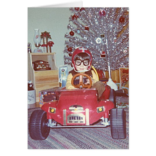 Christmas Racer Card