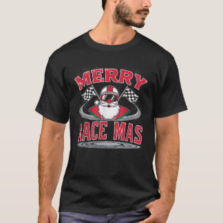 Christmas Racing Merry Racemas Racing Santa Race C T-Shirt