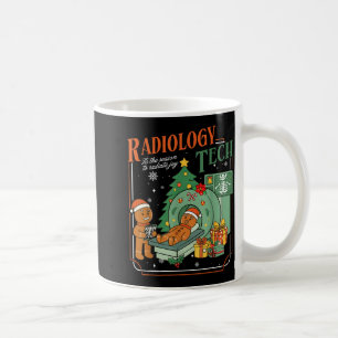 Christmas Radiology Tech Funny Gingerbread Man Rad Coffee Mug