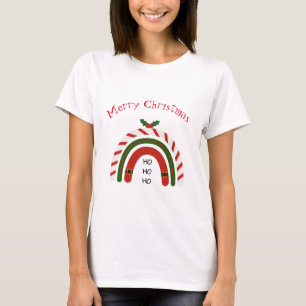 Christmas Rainbow Let it Snow T-Shirt