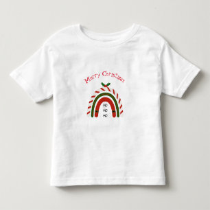 Christmas Rainbow Let it Snow Toddler T-Shirt