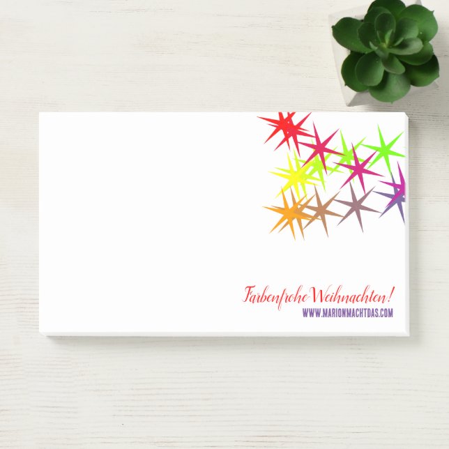 Christmas Rainbow Notes (Office)
