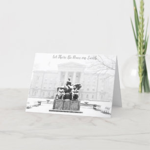 Christmas Raleigh NC North Carolina State Capitol Holiday Card