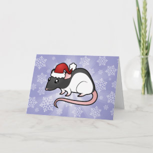 Christmas Rat Holiday Card