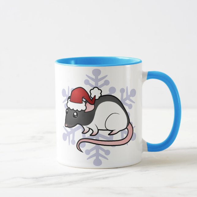 Christmas Rat Mug (Right)