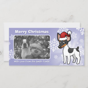 Christmas Rat Terrier / Toy Fox Terrier Holiday Card