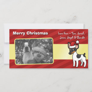 Christmas Rat Terrier / Toy Fox Terrier Holiday Card