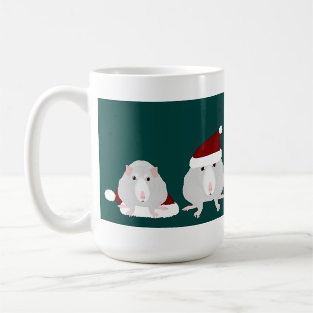 Christmas Rats Mug (Left)