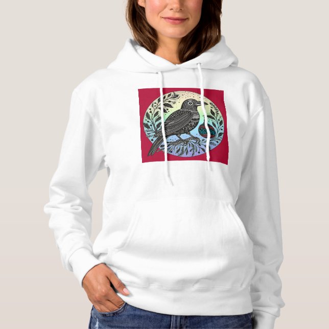 Christmas Raven Hoodie (Front)