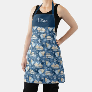 Christmas Reading Books Apron