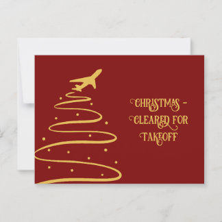 Christmas Ready for Takeoff Card