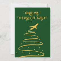 Christmas Ready for Takeoff Card