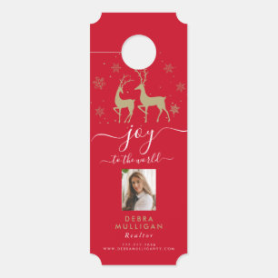 Christmas Real Estate Marketing Door Hanger