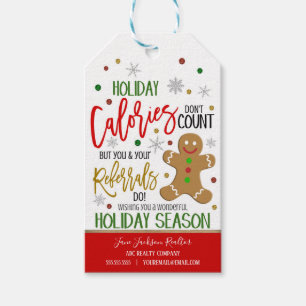 Christmas Realtor Pop By Gift Tags