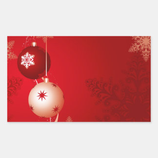 Christmas Rectangular Sticker