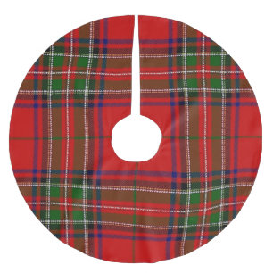Christmas Red and Green Plaid Tree Skirt