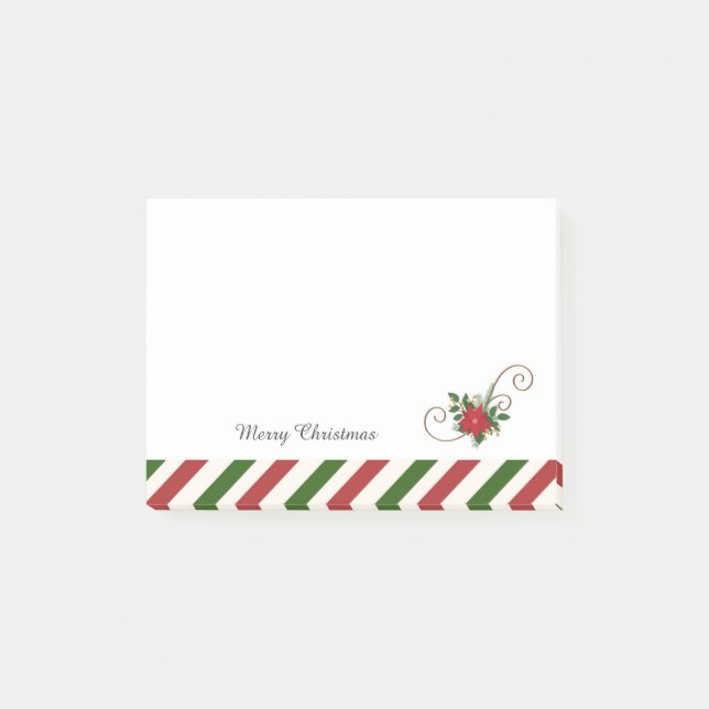 Christmas Red and Green Post-it Notes (Front)