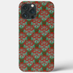  Christmas red and green Print iPhone case