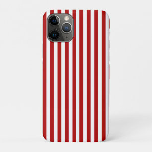 Christmas Red and White Striped iPhone 11 iPhone 11 Pro Case