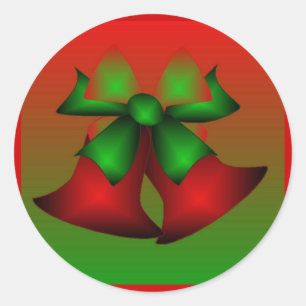 Christmas Red Bells I Sticker