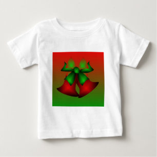 Christmas Red Bells Plain T-Shirt