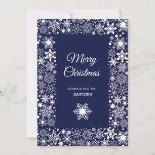 Christmas Red Berry Wreath Invitation