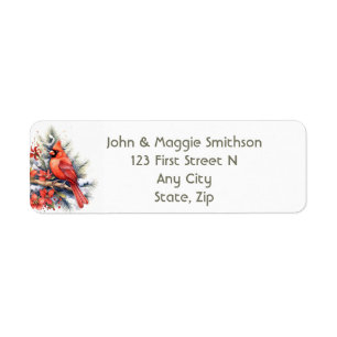 Christmas Red Bird Cardinal Tree