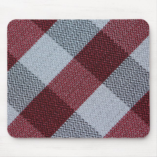Christmas Red buffalo Plaid Pattern Mouse Mat (Front)