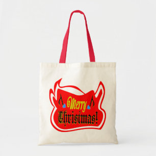 ♫♥Christmas Red-Bull Stylish Budget Tote Bag♥♪ Bag