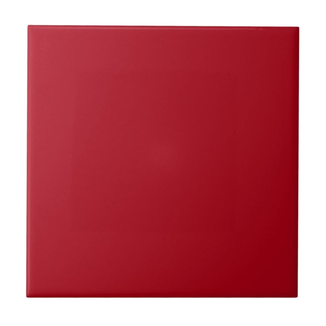 Christmas Red Ceramic Tile (Front)