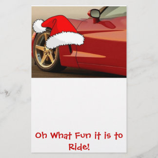Christmas Red Corvette