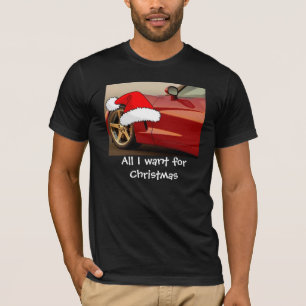 Christmas Red Corvette T-Shirt