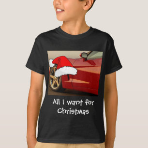 Christmas Red Corvette T-Shirt