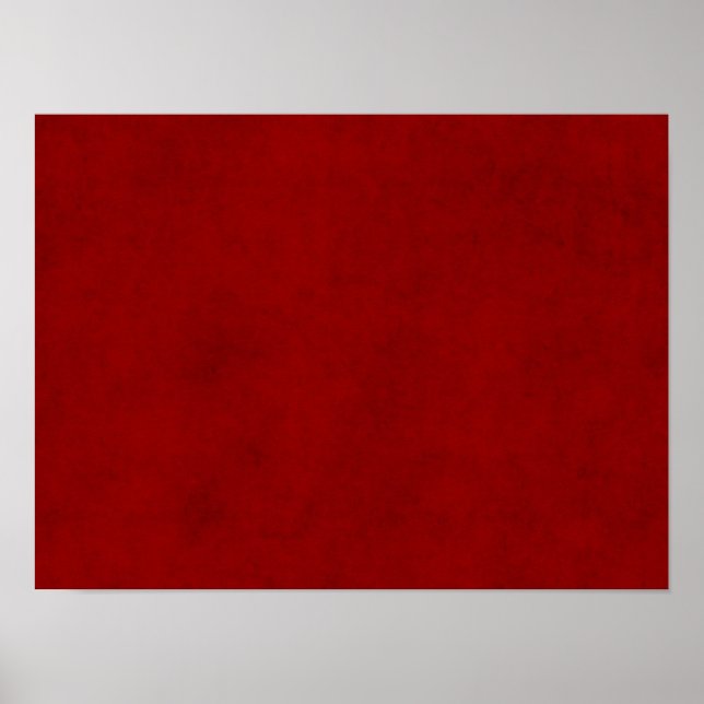 Christmas Red Crimson Parchment Paper Template Poster (Front)